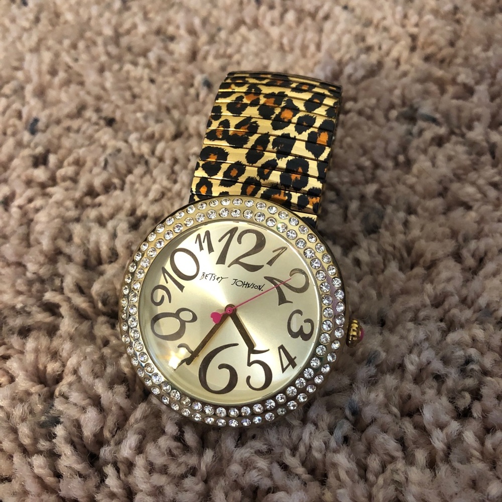Betsy Johnson Leopard Watch